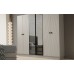 Foça 6 Kapılı Mdf Gardırop