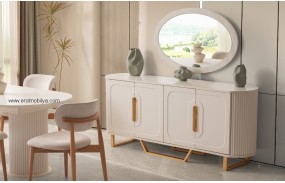 Gold Mdf Konsol